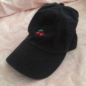 SOLD / Brandy Melville Baseball Cap with Cherry